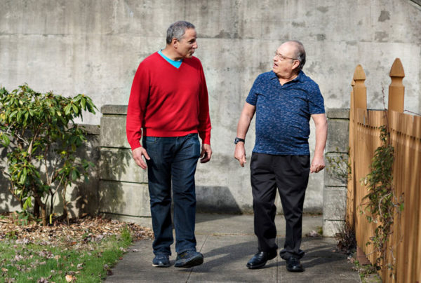 he ElderFriends program pairs an elder with a volunteer for companionship.