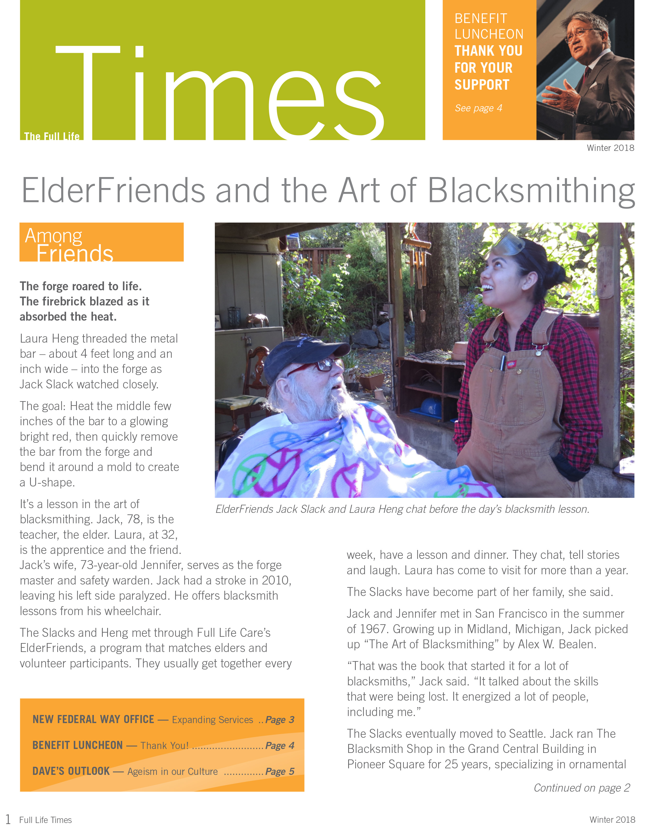 2018 Winter Newsletter