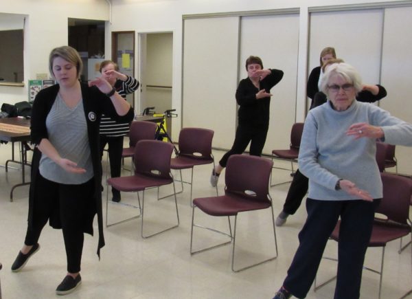 AmeriCorps Member Erika leads Tai Chi classes