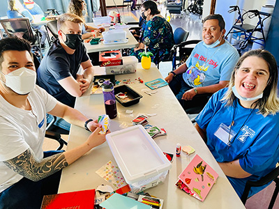 PitchBook Volunteers Enrich Adult Day Health Group Activities