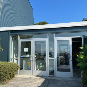 exterior entrance of new location
